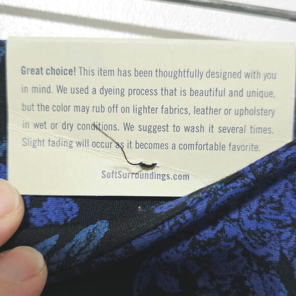 Soft Surroundings Straight Leg/Ankle Mirabella Pant Floral Women's Size XS (2-4) - Picture 3 of 7